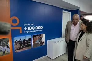 Inauguración del stand de UTE en la exposición Rural del Prado