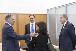 Orsi recibió a vicepresidenta del Banco Mundial para América Latina, Susana Cordeiro.