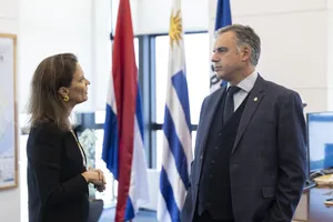 Orsi recibió a vicepresidenta del Banco Mundial para América Latina, Susana Cordeiro.