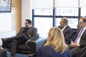 Orsi recibió a vicepresidenta del Banco Mundial para América Latina, Susana Cordeiro.