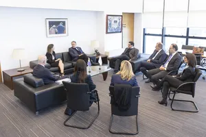 Orsi recibió a vicepresidenta del Banco Mundial para América Latina, Susana Cordeiro.