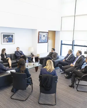 Orsi recibió a vicepresidenta del Banco Mundial para América Latina, Susana Cordeiro.
