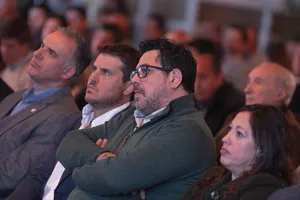 Presidente Orsi participó de conferencia sobre sistema de riego