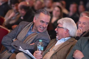 Presidente Orsi participó de conferencia sobre sistema de riego