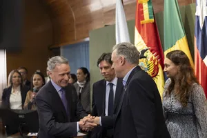 Orsi asistió a sesión de despedida del secretario general de Aladi, Sergio Abreu