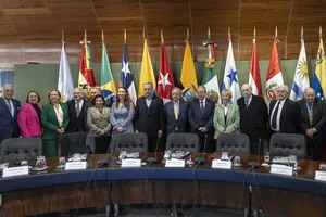 Orsi asistió a sesión de despedida del secretario general de Aladi, Sergio Abreu