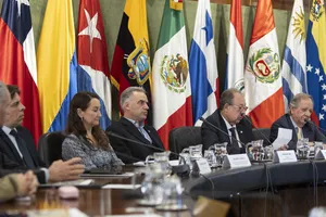 Orsi asistió a sesión de despedida del secretario general de Aladi, Sergio Abreu