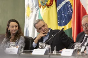 Orsi asistió a sesión de despedida del secretario general de Aladi, Sergio Abreu