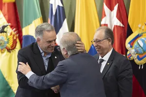 Orsi asistió a sesión de despedida del secretario general de Aladi, Sergio Abreu
