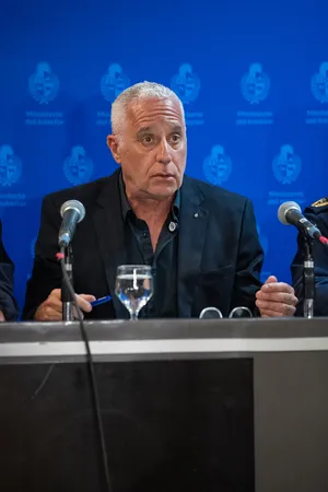 Conferencia de prensa por incautación de droga