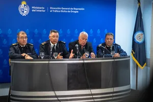 Conferencia de prensa por incautación de droga