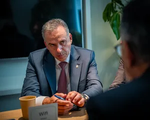 Reunión del presidente Orsi con Google