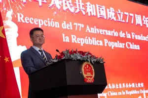 Cosse en aniversario de la República Popular China