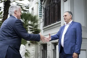 Presidente Orsi recibe al secretario general de la OCDE