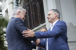 Presidente Orsi recibe al secretario general de la OCDE
