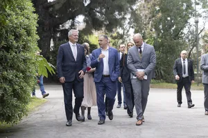 Presidente Orsi recibe al secretario general de la OCDE