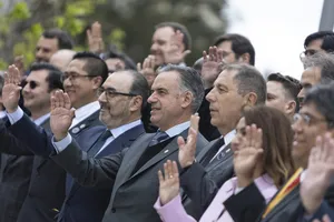 Orsi visitó oficinas de la CAF en Montevideo