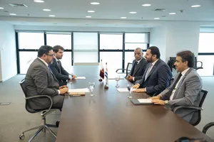 Presidente Orsi recibió a canciller de Qatar