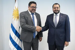 Presidente Orsi recibió a canciller de Qatar