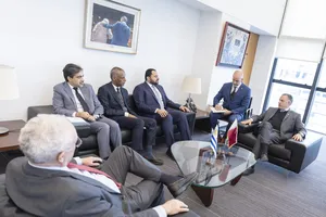 Presidente Orsi recibió a canciller de Qatar