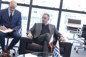Presidente Orsi recibió a canciller de Qatar