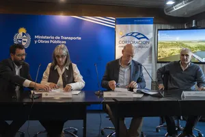 MTOP firma convenio para rehabilitación de puente ferroviario sobre Río Negro