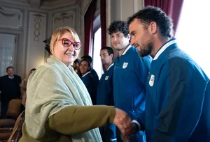 Ministra Lazo recibió a atletas que participaron en Juegos Odesur
