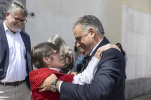 Orsi asistió a conmemoración del 114.° aniversario del liceo Tomás Berreta en Canelones