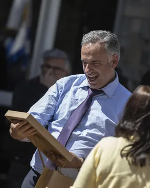Orsi asistió a conmemoración del 114.° aniversario del liceo Tomás Berreta en Canelones