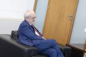 Créditos: Camilo Dos Santos (fotografía) / Presidencia de la República (fuente institucional) Presidente Yamandú Orsi recibió al presidente del principado de Asturias