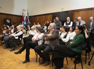 Créditos: Manuel Tort (fotografía) / Presidencia de la República (fuente institucional) BPS conmemora 34 años de las Representaciones Sociales en su Directorio