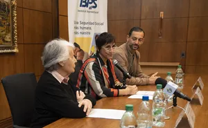 Créditos: Manuel Tort (fotografía) / Presidencia de la República (fuente institucional) BPS conmemora 34 años de las Representaciones Sociales en su Directorio