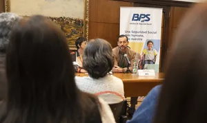 Créditos: Manuel Tort (fotografía) / Presidencia de la República (fuente institucional) BPS conmemora 34 años de las Representaciones Sociales en su Directorio