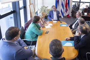 Presidente Orsi recibió a representantes de Fepremi