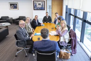 Presidente Orsi recibió a representantes de Fepremi