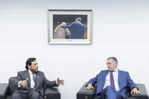 Orsi recibe a vicepresidente de El Salvador