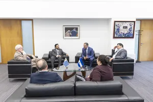 Orsi recibe a vicepresidente de El Salvador