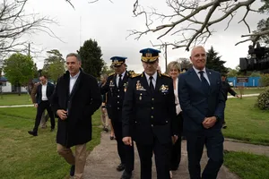 Orsi en ceremonia del Ministerio del Interior
