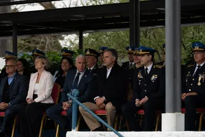 Orsi en ceremonia del Ministerio del Interior