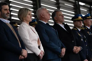 Orsi en ceremonia del Ministerio del Interior
