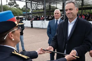 Orsi en ceremonia del Ministerio del Interior