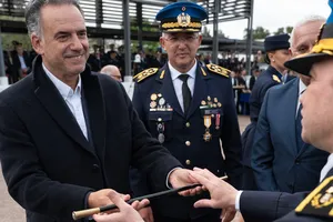 Orsi en ceremonia del Ministerio del Interior