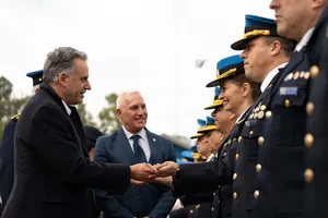 Orsi en ceremonia del Ministerio del Interior