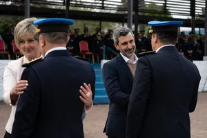 Orsi en ceremonia del Ministerio del Interior