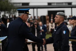 Orsi en ceremonia del Ministerio del Interior