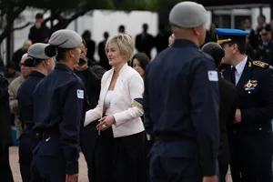 Orsi en ceremonia del Ministerio del Interior