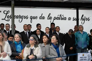 Orsi en ceremonia del Ministerio del Interior