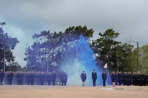 Orsi en ceremonia del Ministerio del Interior