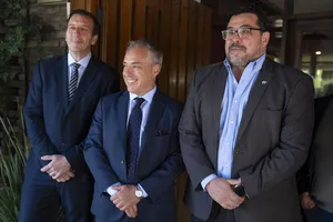 Orsi asistió al acto por el Día de la Construcción
