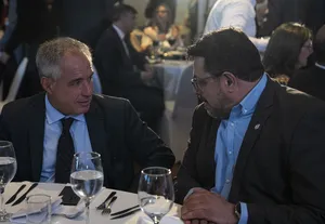 Orsi asistió al acto por el Día de la Construcción